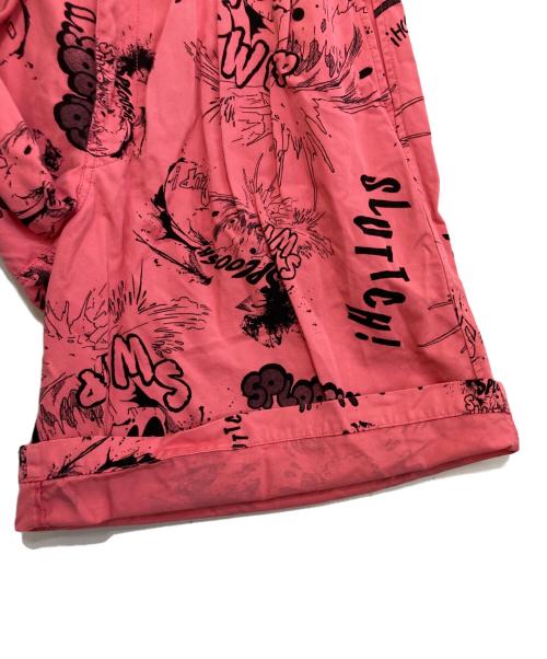 COMME des GARCONS SHIRT（コムデギャルソンシャツ）COMME des GARCONS SHIRT (コムデギャルソンシャツ) wide shorts　FI-P019 ピンク サイズ:XLの古着・服飾アイテム