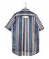 OAMC (オーエーエムシー) メッシュ ストライプ ショートスリーブ シャツ　OAMQ602568 ブルー サイズ:M：15000円