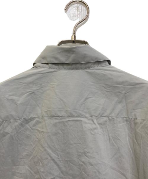 GIORGIO ARMANI（ジョルジョアルマーニ）GIORGIO ARMANI (ジョルジョアルマーニ) コットンナイロンストレッチ半袖シャツ　8WGCCZ1VTZ066 グレー サイズ:42の古着・服飾アイテム