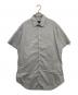 GIORGIO ARMANI（ジョルジョアルマーニ）の古着「コットンナイロンストレッチ半袖シャツ　8WGCCZ1VTZ066」｜グレー