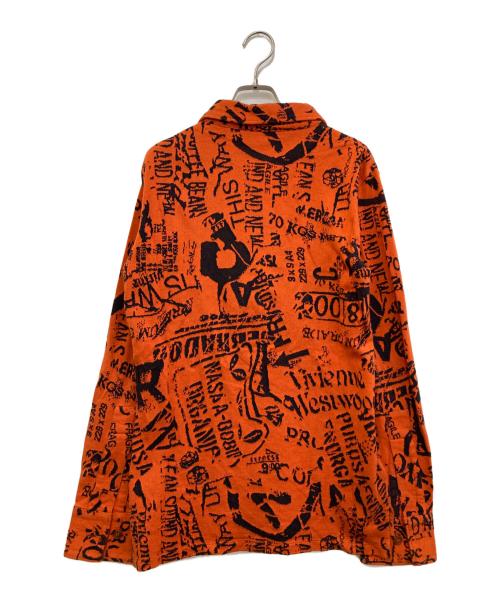 Vivienne Westwood man（ヴィヴィアン ウェストウッド マン）Vivienne Westwood man (ヴィヴィアン ウェストウッド マン) ポロシャツ　VW-M1-80274 オレンジ サイズ:46の古着・服飾アイテム