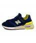 NEW BALANCE (ニューバランス) ローカットスニーカー ネイビー サイズ:27.5 未使用品：8000円
