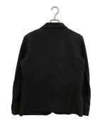 BLACK COMME des GARCONSブラックコムデギャルソン）の古着「縮絨テーラードジャケット」｜ブラック