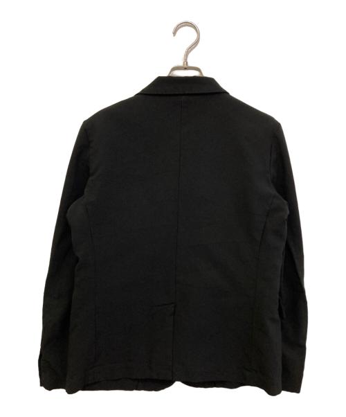BLACK COMME des GARCONS（ブラックコムデギャルソン）BLACK COMME des GARCONS (ブラックコムデギャルソン) 縮絨テーラードジャケット ブラック サイズ:Sの古着・服飾アイテム