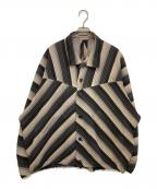 HOMME PLISSE ISSEY MIYAKEオム プリッセ イッセイ ミヤケ）の古着「RB STRIPES 2」｜ブラック×グレー
