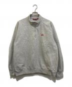 SUPREMEシュプリーム）の古着「25ss small box logo half zip pullover」｜グレー