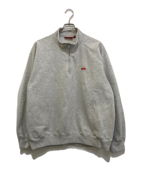 SUPREME（シュプリーム）Supreme (シュプリーム) 25ss small box logo half zip pullover グレー サイズ:Lの古着・服飾アイテム