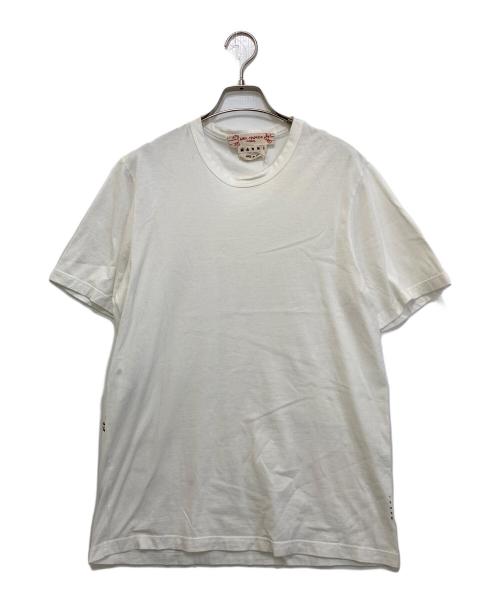 MARNI（マルニ）MARNI (マルニ) MARIA MAGDALENA SUAREZ (マリアマグダレナスアレス) プリントTシャツ　S18HUMUWGC13922763 ホワイト サイズ:46の古着・服飾アイテム