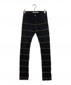 JOHN LAWRENCE SULLIVANジョン ローレンス サリバン）の古着「ストレートデニムパンツ」｜ブラック