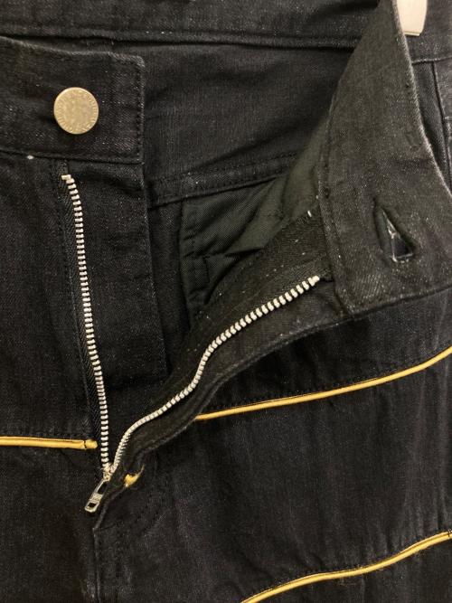 JOHN LAWRENCE SULLIVAN（ジョン ローレンス サリバン）JOHN LAWRENCE SULLIVAN (ジョン ローレンス サリバン) ストレートデニムパンツ ブラック サイズ:34の古着・服飾アイテム