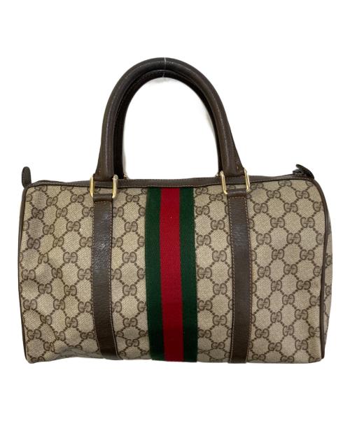 GUCCI（グッチ）GUCCI (グッチ) シェリーラインミニボストンバッグ ベージュの古着・服飾アイテム