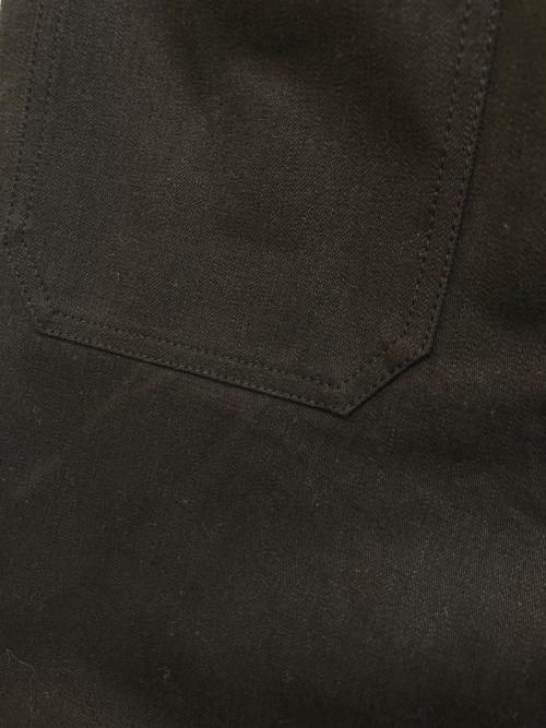 ARGUE（アーギュ）ARGUE (アーギュ) Zimbabwe denim　AR23AW-AP13-2 ブラック サイズ:１の古着・服飾アイテム