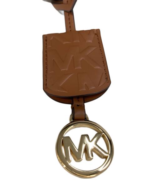 MICHAEL KORS（マイケル・コース）MICHAEL KORS (マイケル・コース) ミレラシグネチャーロゴスモールショッパートップクロスボディーバッグ ブラウンの古着・服飾アイテム