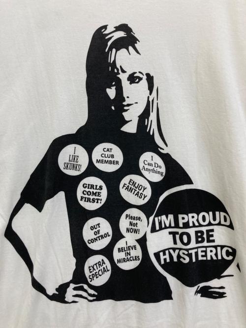 Hysteric Glamour（ヒステリックグラマー）Hysteric Glamour (ヒステリックグラマー) カットソーワンピース　01211CO01 ホワイト サイズ:FREEの古着・服飾アイテム