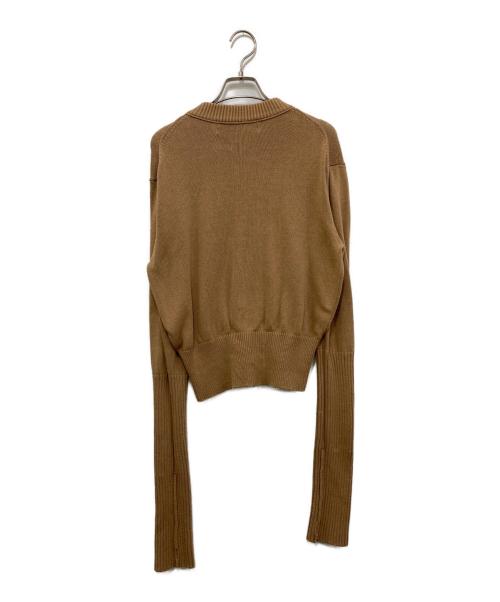 THE SHINZONE（ザ シンゾーン）THE SHINZONE (ザ シンゾーン) COTTON LONG RIB CARDIGAN　25SMSNI01 ベージュ サイズ:F0の古着・服飾アイテム