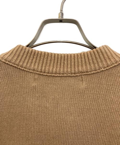 THE SHINZONE（ザ シンゾーン）THE SHINZONE (ザ シンゾーン) COTTON LONG RIB CARDIGAN　25SMSNI01 ベージュ サイズ:F0の古着・服飾アイテム