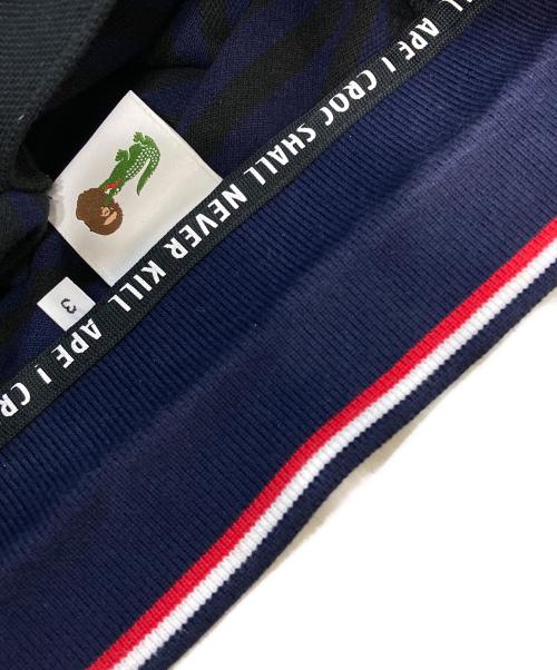 LACOSTE（ラコステ）LACOSTE (ラコステ) A BATHING APE (アベイシングエイプ) ポロシャツ　PH902P ネイビー サイズ:3の古着・服飾アイテム