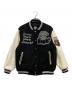 A BATHING APE（ア ベイシング エイプ）の古着「レザー切替スタジャン」｜ブラック