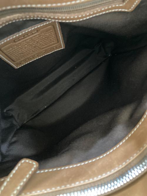 COACH（コーチ）COACH (コーチ) レザートートバッグ　7787 ブラウンの古着・服飾アイテム