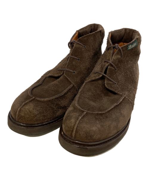 PARABOOT（パラブーツ）PARABOOT (パラブーツ) スエードチャッカブーツ ブラウン サイズ:8の古着・服飾アイテム