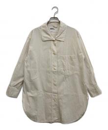 MHL（エムエイチエル）の古着「COTTON END ON END SHIRT　595-1153504」｜アイボリー