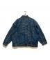 pellepelle (ペレペレ) 総柄デニムジャケット ブルー サイズ:XL：12000円