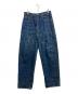 pellepelle（ペレペレ）の古着「総柄デニムパンツ　57X1P」｜ブルー