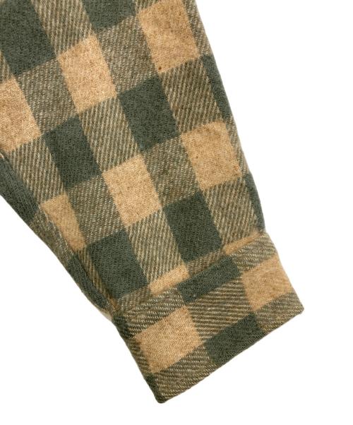WOOLRICH（ウールリッチ）WOOLRICH (ウールリッチ) ウールチェックシャツ グリーン サイズ:Lの古着・服飾アイテム