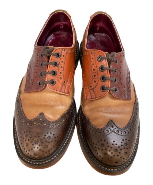 Tricker's（トリッカーズ）Tricker's (トリッカーズ) MONS MULTI DERBY BROGUES　MS932 ブラウン サイズ:7 1/2の古着・服飾アイテム