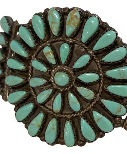 ナバホ族（ナバホゾク）ナバホ族 (ナバホゾク) ターコイズブレスレット ブルーの古着・服飾アイテム