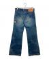 Hysteric Glamour (ヒステリックグラマー) ダメージ加工ワイドデニムパンツ　2AP-4814 インディゴ サイズ:M：9000円