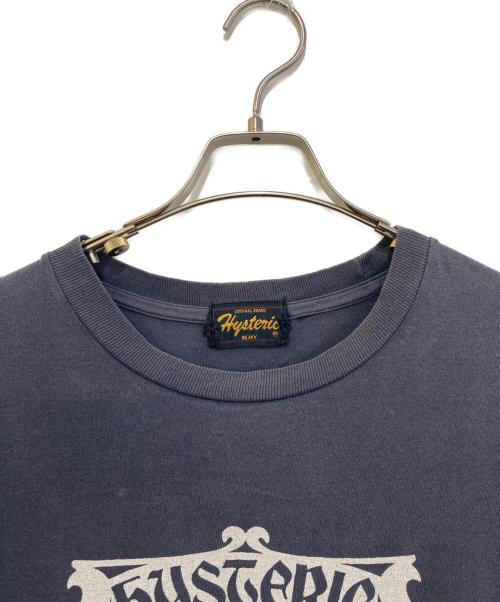 Hysteric Glamour（ヒステリックグラマー）Hysteric Glamour (ヒステリックグラマー) OLDプリントTシャツ　2CT-0795 ネイビー サイズ:FREEの古着・服飾アイテム