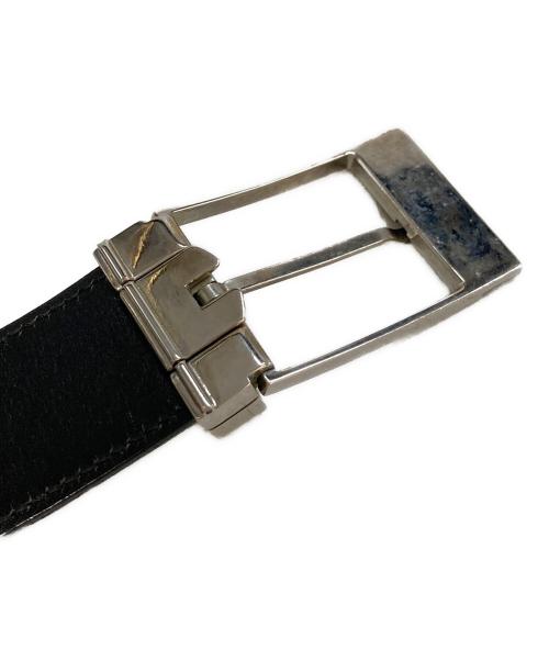 DIOR HOMME（ディオール オム）Dior Homme (ディオール オム) スクエアバックルレザーベルト ブラック サイズ:85の古着・服飾アイテム