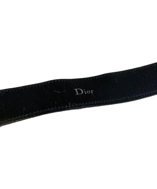 DIOR HOMME（ディオール オム）Dior Homme (ディオール オム) スクエアバックルレザーベルト ブラック サイズ:85の古着・服飾アイテム