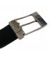 中古・古着 Dior Homme (ディオール オム) スクエアバックルレザーベルト ブラック サイズ:85：10000円