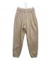 Stripes For Creative（ストライプ フォー クリエイティブ）の古着「WIDE SWEAT PANTS」｜ベージュ