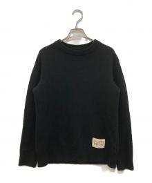 OUR LEGACY×stussy（アワーレガシー×ステューシー）の古着「KNITTED ROUNDNECK」｜ブラック
