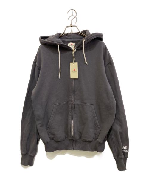 NEW BALANCE（ニューバランス）NEW BALANCE (ニューバランス) フルジップフーディ　MT51547 グレー サイズ:Sの古着・服飾アイテム