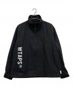 WTAPSダブルタップス）の古着「TRACK ACKET NYLON. TUSSAH. PERTEX」｜ブラック