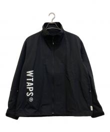 WTAPS（ダブルタップス）の古着「TRACK ACKET NYLON. TUSSAH. PERTEX」｜ブラック