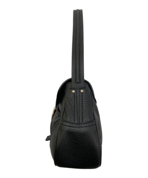CELINE（セリーヌ）CELINE (セリーヌ) レザーワンショルダーバッグ ブラックの古着・服飾アイテム