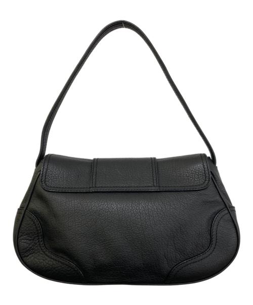 CELINE（セリーヌ）CELINE (セリーヌ) レザーワンショルダーバッグ ブラックの古着・服飾アイテム