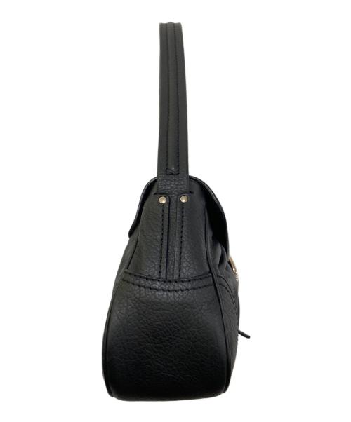 CELINE（セリーヌ）CELINE (セリーヌ) レザーワンショルダーバッグ ブラックの古着・服飾アイテム