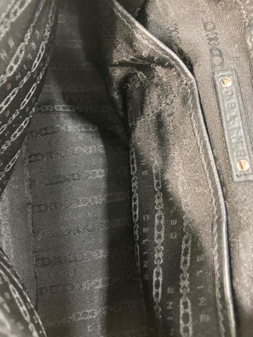 CELINE（セリーヌ）CELINE (セリーヌ) レザーワンショルダーバッグ ブラックの古着・服飾アイテム
