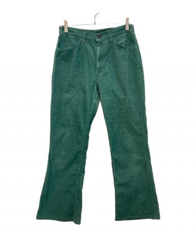 70年代 USA製 Levi's リーバイス 646 コーデュロイパンツ ヴィンテージ ライトグリーン (メンズ W30 L30) 中古 古着 A3284 中古・古着通販】LEVI'S (リーバイス) 646 コーデュロイパンツ
