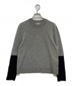 BALENCIAGAバレンシアガ）の古着「カシミヤレイヤードニット」｜グレー