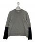 BALENCIAGA（バレンシアガ）の古着「カシミヤレイヤードニット」｜グレー