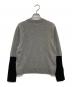 BALENCIAGA (バレンシアガ) カシミヤレイヤードニット グレー サイズ:36：17000円