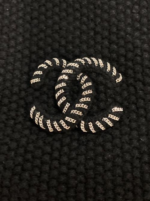 CHANEL（シャネル）CHANEL (シャネル) ココマークカシミヤマフラー ブラックの古着・服飾アイテム
