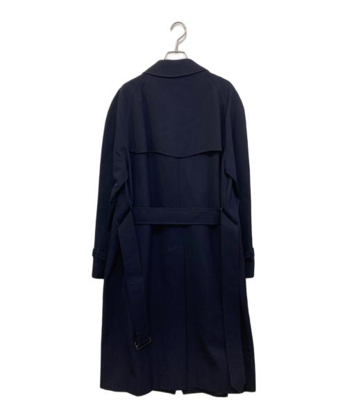 Burberry's（バーバリー）Burberry's (バーバリー) ウールステンカラーコート ネイビー サイズ:実寸参照の古着・服飾アイテム